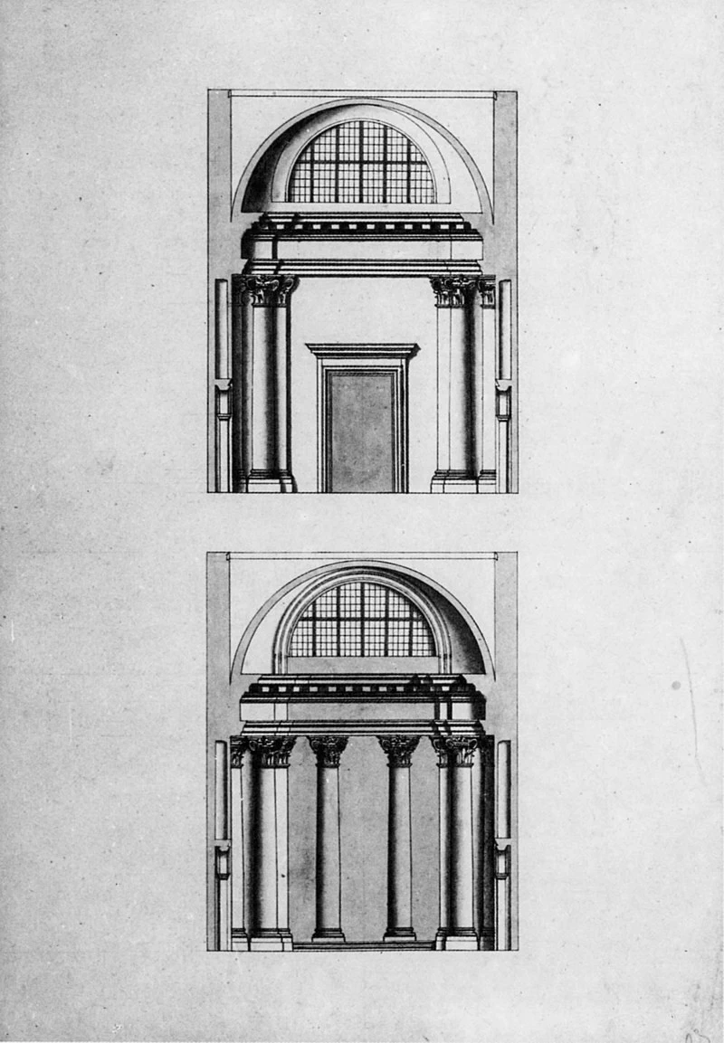 San Giacomo della Giudecca, rilevo sezioni trasversali